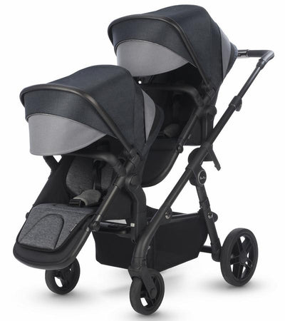 Silver Cross Coast Baby Double Stroller with Carry Cot