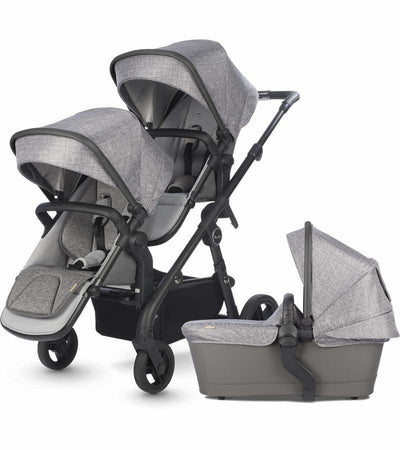 Silver Cross Coast Baby Double Stroller with Carry Cot