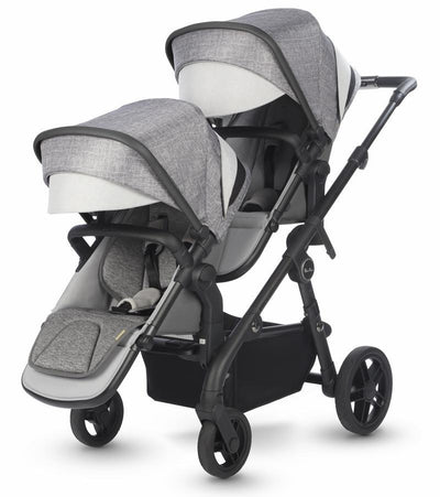 Silver Cross Coast Baby Double Stroller with Carry Cot