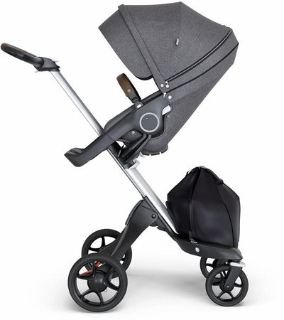 Stokke Xplory Silver Chassis and Stroller Seat