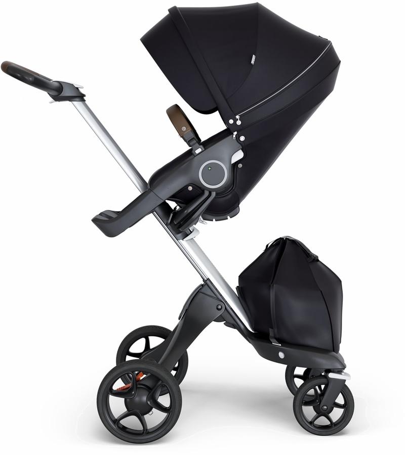 Stokke Xplory Silver Chassis and Stroller Seat