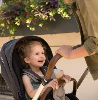NUNA Triv Baby Stroller With Rain Cover and Adapter